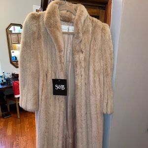 Vintage Women’s Barbatsuly and Sideris Genuine Fur Coat jacket mink